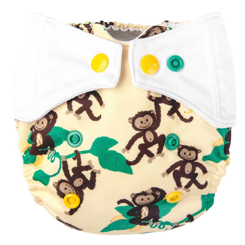 Mommy Mouse - Überhose (Newborn, One Size, XL) - Affen