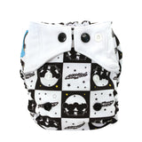 MommyMouse Überhosen (Newborn, One Size, XL) - Luna - Stoffwindel Überhosen, Prefolds, Windelhose, Windelüberhose, Stoffwindelüberhose (Druckies)