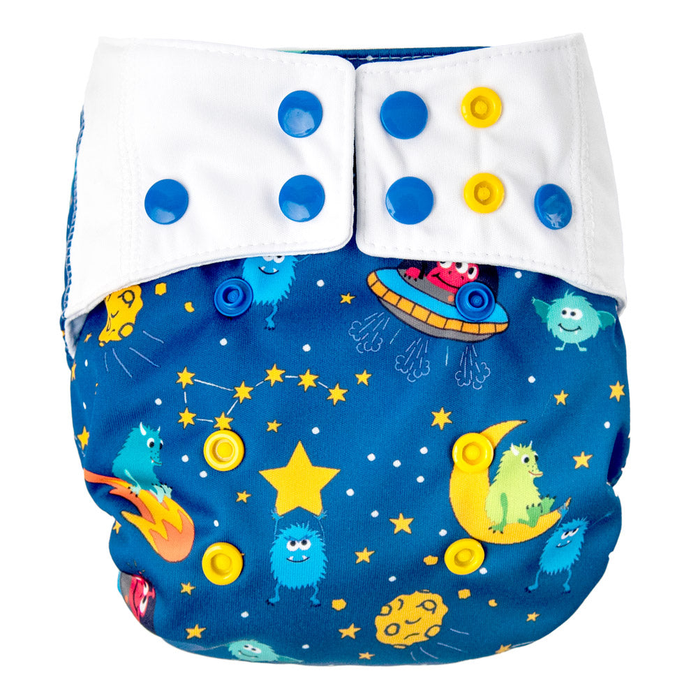 Mommy Mouse Stoffwindel Überhosen - Größen - Newborn, Onesize, XL - Monster