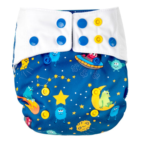 Mommy Mouse Stoffwindel Überhosen - Größen - Newborn, Onesize, XL - Monster