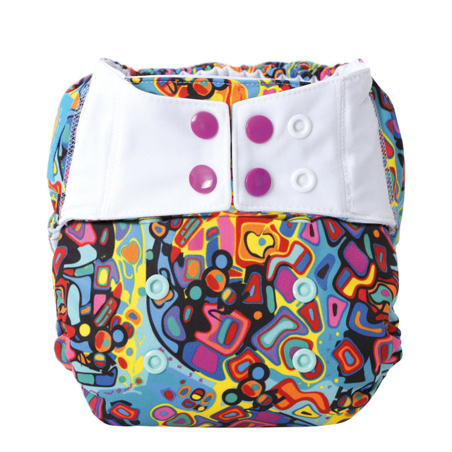 MommyMouse Überhosen (Newborn, One Size, XL) - Inika - Stoffwindel Überhosen, Prefolds, Windelhose, Windelüberhose, Stoffwindelüberhose (Druckies)