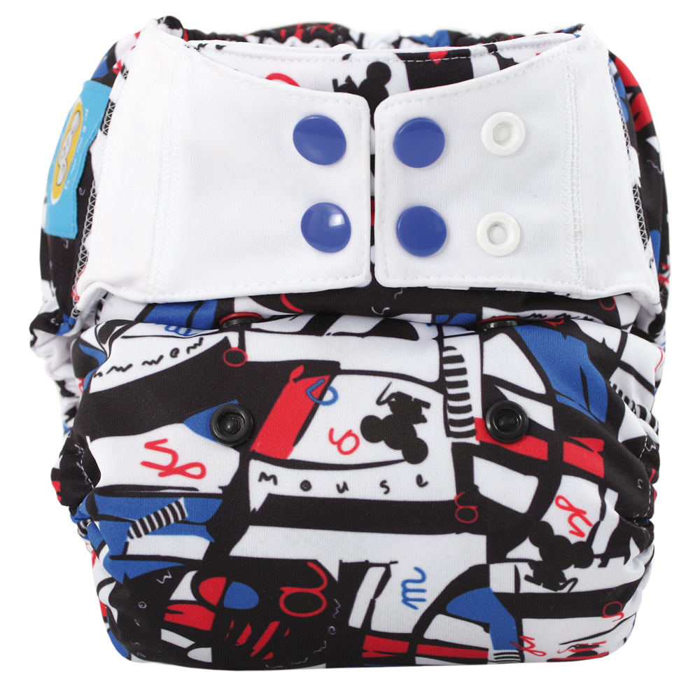 MommyMouse Überhosen (Newborn, One Size, XL) - Pablo - Stoffwindel Überhosen, Prefolds, Windelhose, Windelüberhose, Stoffwindelüberhose (Druckies)