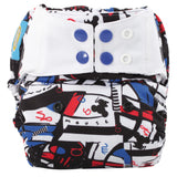 MommyMouse Überhosen (Newborn, One Size, XL) - Pablo - Stoffwindel Überhosen, Prefolds, Windelhose, Windelüberhose, Stoffwindelüberhose (Druckies)