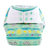 MommyMouse Überhosen (Newborn, One Size, XL) - Sunshine - Mit einem Überhosen System haben Sie einen günstigen Einstieg ausreichend Flexibilität für später.