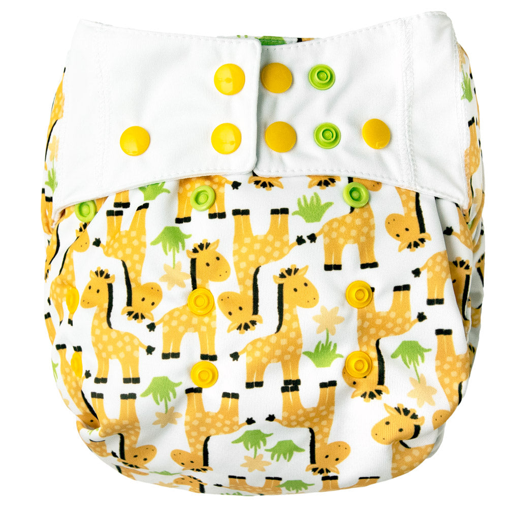 Mommy Mouse Stoffwindel Überhosen - Größen - Newborn, Onesize, XL - Giraffe