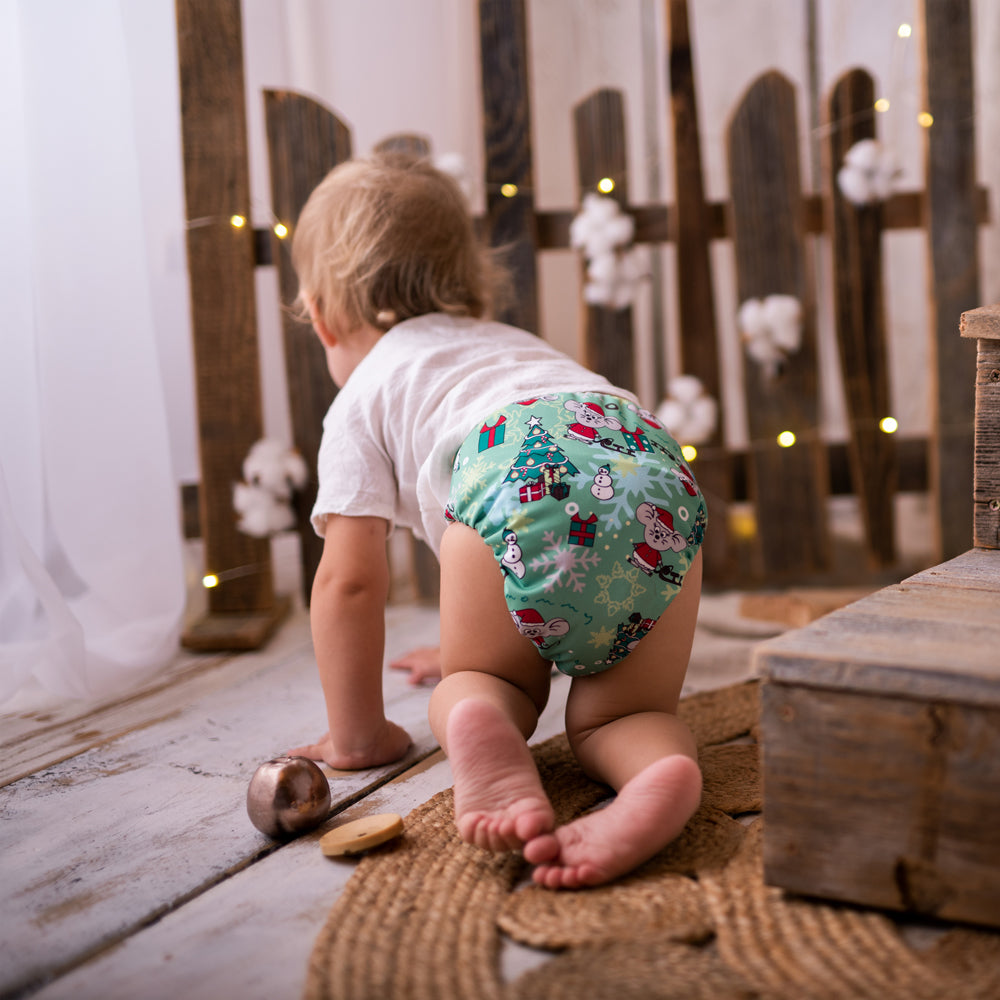 Mommy Mouse - Pocketwindel (One Size) - Christmas (ohne Einlagen)