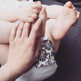 Milchmädchen - Bodyerweiterung/-verlängerung  -  in tollen Designs - 3 Stück in 3 Druckknopfgrößen