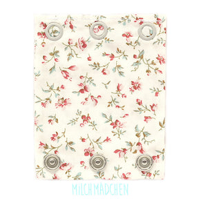 Milchmädchen - Bodyerweiterung (Bodyverlängerung) - Blumen Bunt - Luxus Qualität, beste Stoffe - 100% Bio-Baumwolle