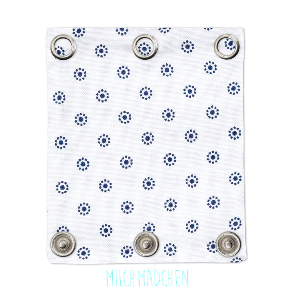 Milchmädchen - Bodyerweiterung (Bodyverlängerung) - Kreise Blau - Einzeln (alle Größen)