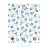 Milchmädchen - Bodyerweiterung (Bodyverlängerung) - Blumen Blau - Einzeln (alle Größen)