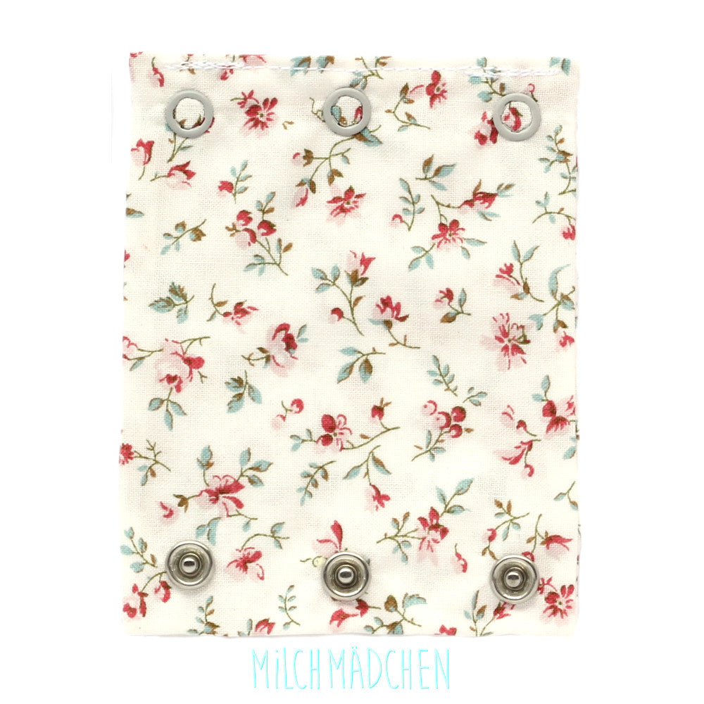 Milchmädchen - Bodyerweiterung (Bodyverlängerung) - Blumen Bunt - Einzeln (alle Größen)