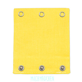 Milchmädchen - Bodyerweiterung (Bodyverlängerung) - Gelb - Luxus Qualität, beste Stoffe - 100% Bio-Baumwolle