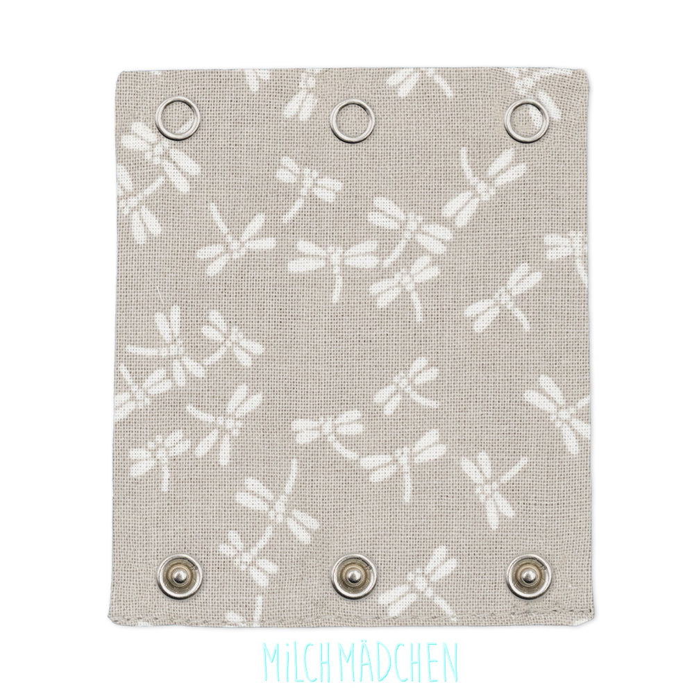 Milchmädchen - Bodyerweiterung (Bodyverlängerung) - Libelle Grau - Einzeln (alle Größen)