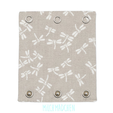Milchmädchen - Bodyerweiterung (Bodyverlängerung) - Libelle Grau - Einzeln (alle Größen)