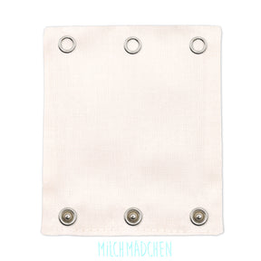 Milchmädchen - Bodyerweiterung (Bodyverlängerung) - Natur - Luxus Qualität, beste Stoffe - 100% Bio-Baumwolle