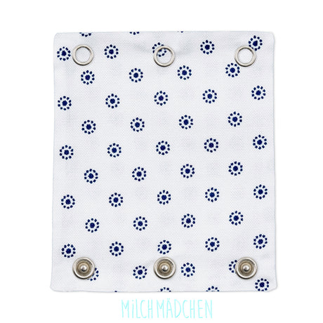 Milchmädchen - Bodyerweiterung (Bodyverlängerung) - Kreise Blau - Einzeln (alle Größen)