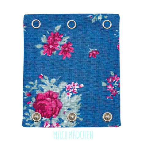 Milchmädchen - Bodyerweiterung (Bodyverlängerung) - Rosen Blau - Einzeln (alle Größen)