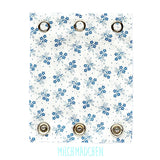 Milchmädchen - Bodyerweiterung (Bodyverlängerung) - Blumen Blau - Einzeln (alle Größen)