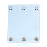 Milchmädchen - Bodyerweiterung (Bodyverlängerung) - Hellblau - Einzeln (alle Größen)