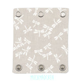 Milchmädchen - Bodyerweiterung (Bodyverlängerung) - Libelle (Grau) - Einzeln (alle Größen)