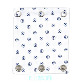 Milchmädchen - reginale Bodyerweiterung (Bodyverlängerung) - Kreise (Blau) - Handmade