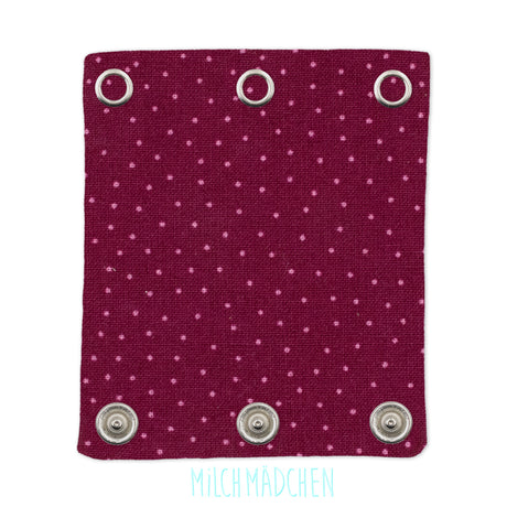 Milchmädchen - Bodyerweiterung (Bodyverlängerung) - Punkte (Rot) - Einzeln - Passt für jeden Body