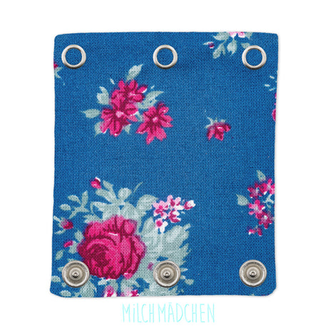 Milchmädchen - Bodyerweiterung (Bodyverlängerung) - Rosen Blau - Einzeln (alle Größen)