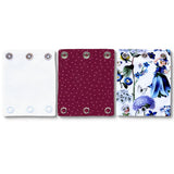 Milchmädchen - Bodyerweiterung/-verlängerung  -  in tollen Designs - 3 Stück in 3 Druckknopfgrößen