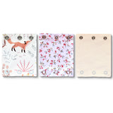 Milchmädchen - Bodyerweiterung/-verlängerung  -  in tollen Designs - 3 Stück in 3 Druckknopfgrößen