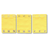 Milchmädchen - Bodyerweiterung/-verlängerung  -  in tollen Designs - 3 Stück in 3 Druckknopfgrößen