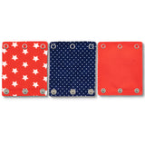 Milchmädchen - Bodyerweiterung/-verlängerung  -  in tollen Designs - 3 Stück in 3 Druckknopfgrößen