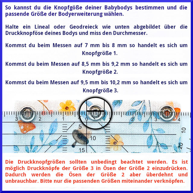 Milchmädchen - Bodyerweiterung (Bodyverlängerung) - Matrix (Blau) - Luxus Qualität, beste Stoffe - 100% Bio-Baumwolle