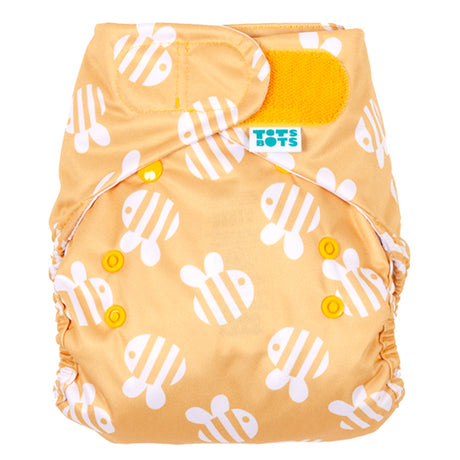 TotsBots Bamboozle Wrap - PeeNut - Überhose AI2 - mit Laschen - Newborn