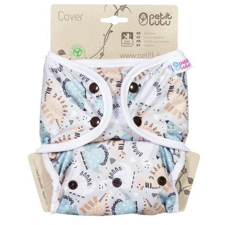 Petit Lulu - Überhose (Prefold) - One Size (5-16 kg) - mit Fleece-Laschen