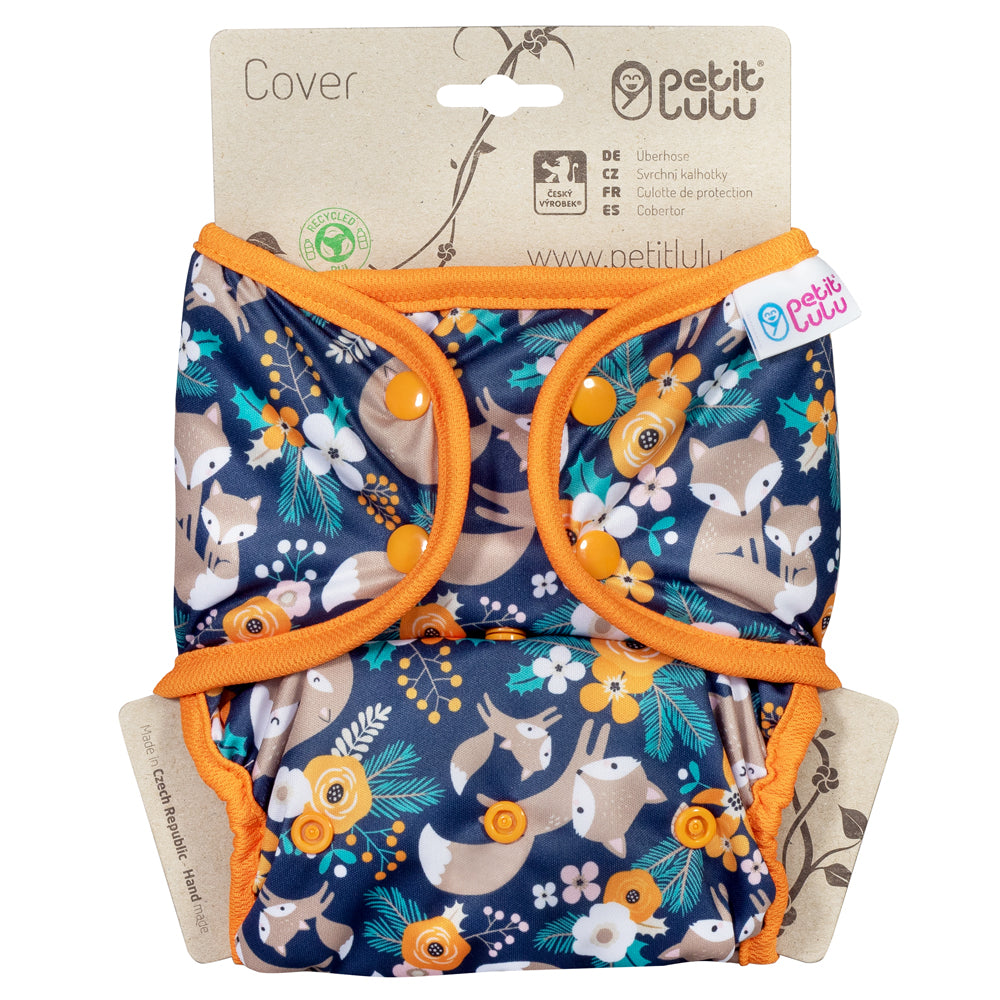 Petit Lulu - Überhose (Prefold) - One Size (5-16 kg) - mit Fleece-Laschen