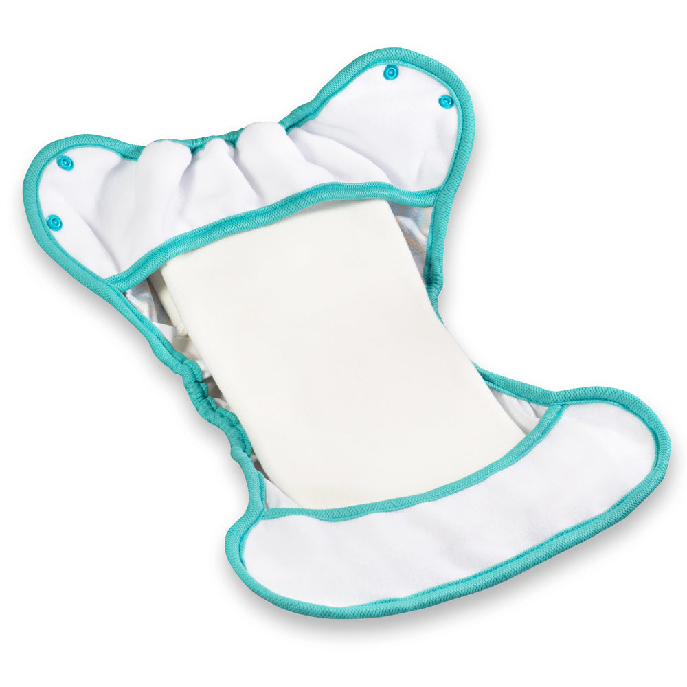 Petit Lulu - Überhose (Prefold) - One Size (5-16 kg) - mit Fleece-Laschen