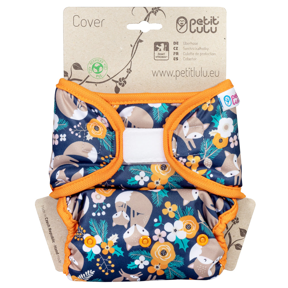 Petit Lulu - Überhose (Prefold) - One Size (5-16 kg) - mit Fleece-Laschen