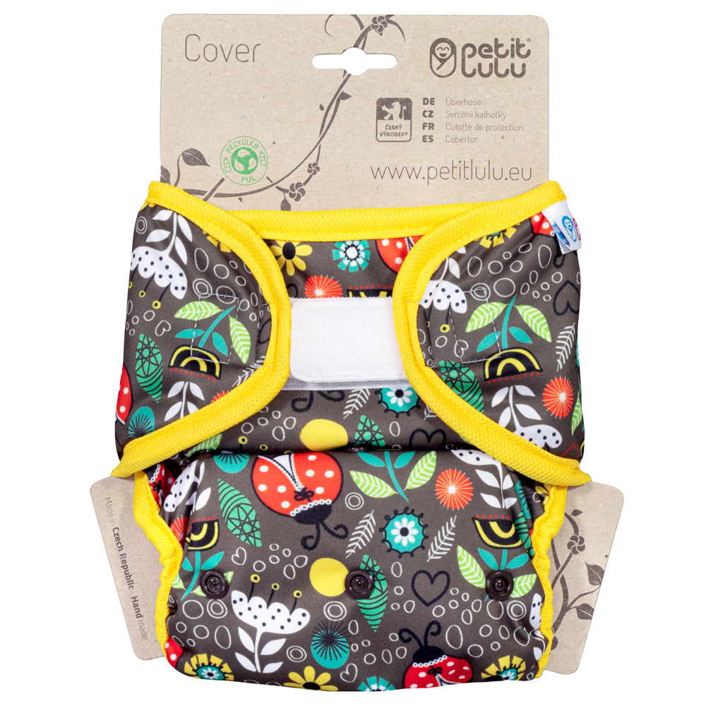 Petit Lulu - PUL-Überhose (Prefold) – OneSize (5-16 kg) - mit Fleece-Laschen