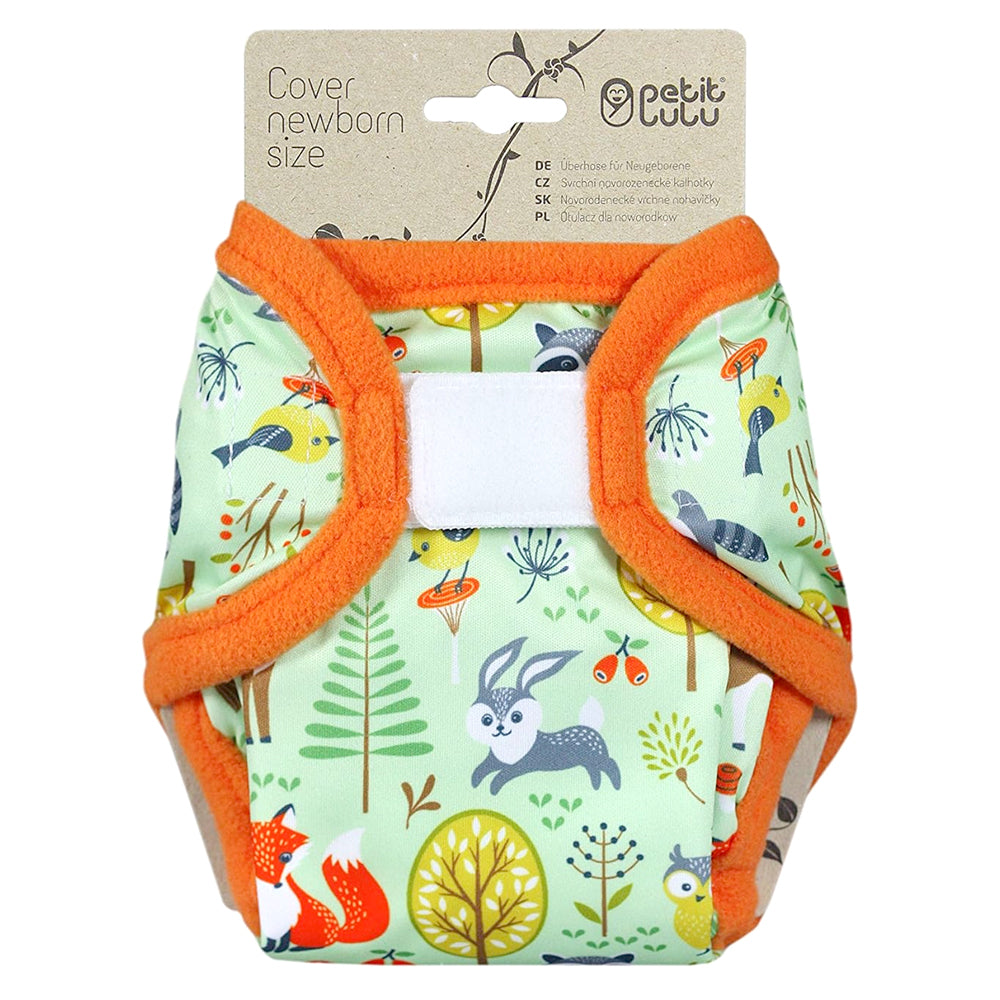 Petit Lulu - Überhosen für Neugeborene (Newborn 2-6 kg) - mit Klettverschluss - ohne Laschen