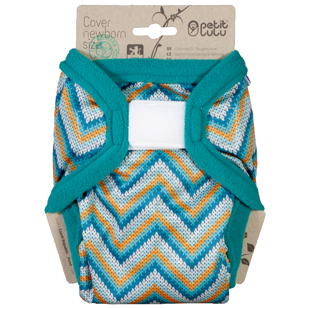 Petit Lulu - Überhosen für Neugeborene (Newborn 2-6 kg) - mit Klettverschluss - ohne Laschen