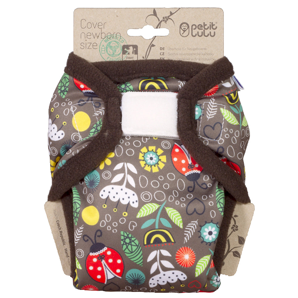 Petit Lulu - Überhosen für Neugeborene (Newborn 2-6 kg) - mit Klettverschluss - ohne Laschen