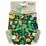 Petit Lulu - Höschenwindel "Fluffy Organic" - One Size (4-15 kg) mit langer Saugeinlage