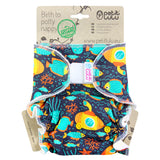 Petit Lulu - Höschenwindel "Fluffy Organic" - One Size (4-15 kg) mit langer Saugeinlage