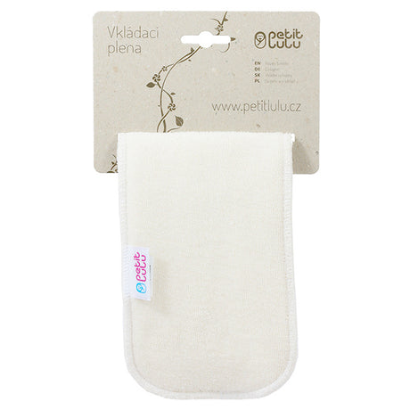 Petit Lulu - Bambus-Booster-Einlagen (3-lagig) - Kurz (30x10 cm) - Handgemacht in Europa. Beste Qualität