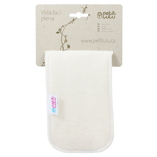 Petit Lulu - Bambus-Booster-Einlage (4-lagig) - One Size (30x10 cm) - kurze 4lagige Saugeinlage von Petit Lulu - Top Qualität, Made in Europe.