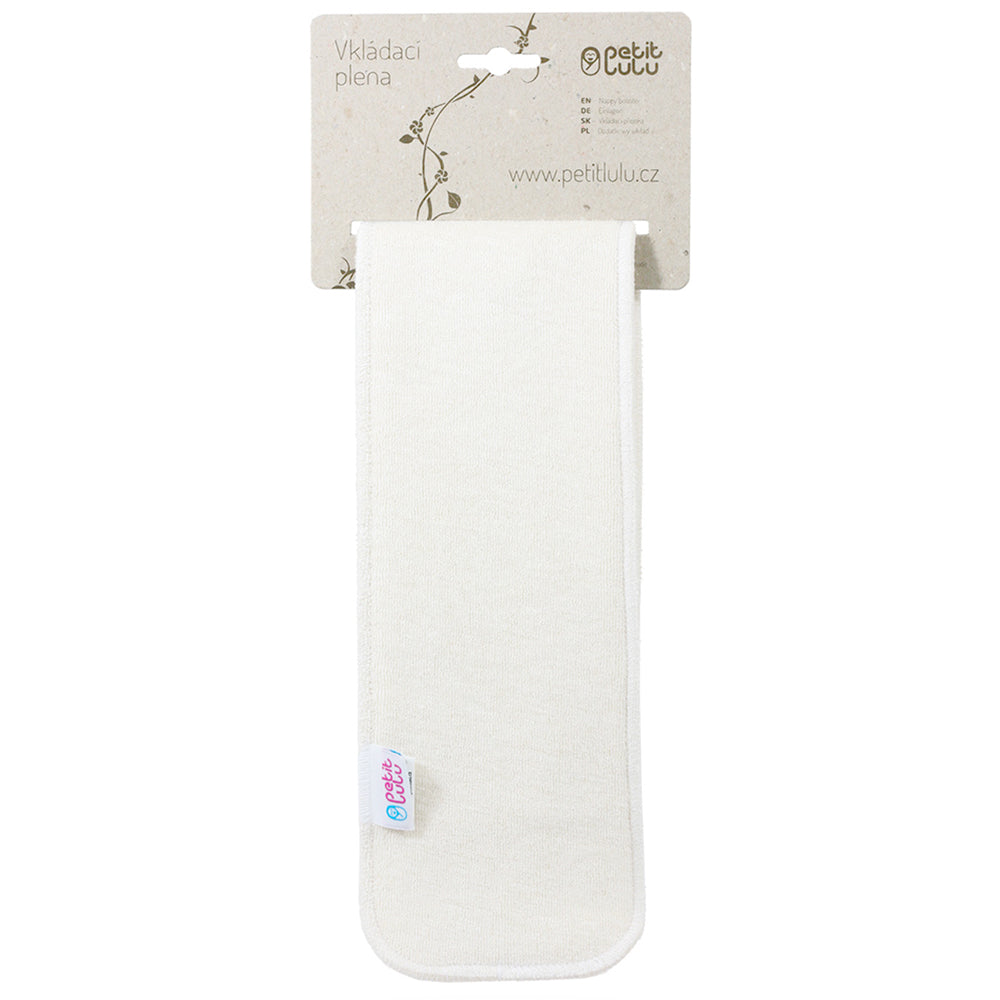 Petit Lulu - Bambus-Booster-Einlagen (3-lagig) - Lang (55x10 cm) - Handgemacht in Europa. Beste Qualität