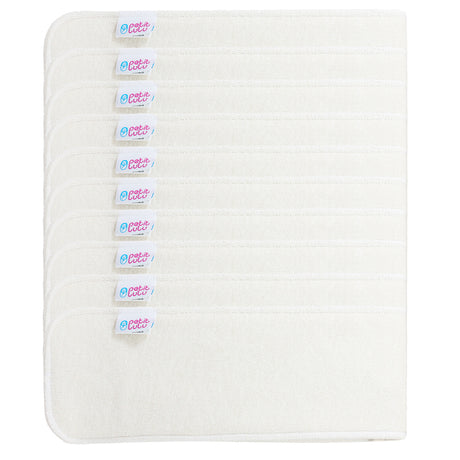 Petit Lulu - Bambus-Booster-Einlagen (3-lagig) - Lang (55x10 cm)