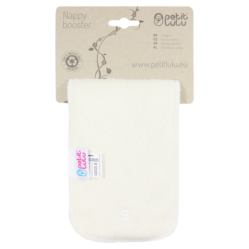 Petit Lulu - kurzer SIO-Booster (27x10 cm) - Saugeinlage mit Knöpfen