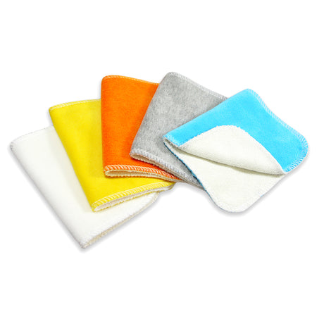 Petit Lulu - Waschlappen, Reinigungstücher & Stofftücher (Bambus-Viskose-Baumwolle) - 20x12 cm