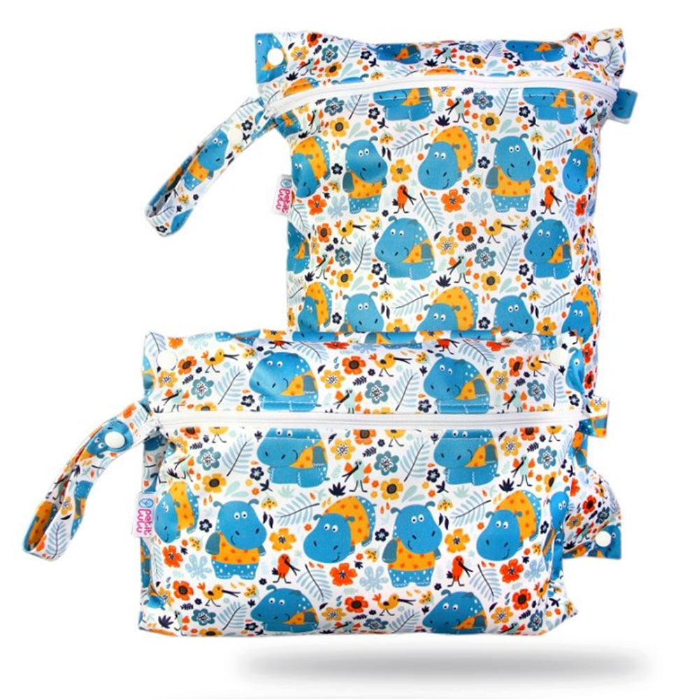 Petit Lulu - wasserdichte Wetbags (Nasstasche) für Windeln (Doppelte Größe)